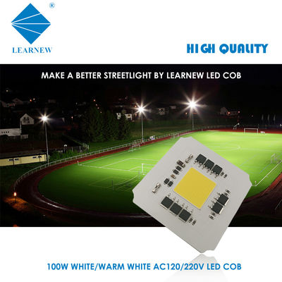 eficiência elevada de alumínio super 110-120lm/w da ESPIGA do diodo emissor de luz da C.A. da microplaqueta de aleta 6000K 100W 220V