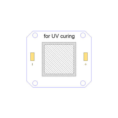Alto densidade que cura o diodo emissor de luz UV 50W 385nm 18000-21000mW 4046 do sistema