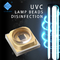 microplaquetas UVC UV 265nm 275nm do diodo emissor de luz 3w 3535 255nm para o purificador da água do ar