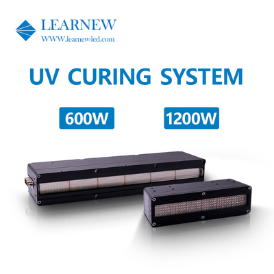 600W 1200W Sistema de cura UVA 395nm AC220V Sinal de comutação Resfriamento a água Sistema SMD ou COB UV de alta potência