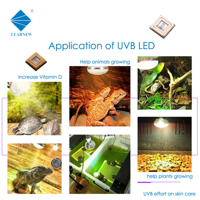 3W 3535 UVB chips LED photosensitive 320nm 315nm 306nm 340nm para cura e revestimento