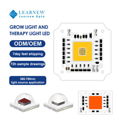 100w 7070 Baixa Resistência Térmica LED COB para Iluminação de Crescimento de Plantas