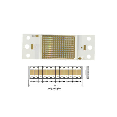 Curando o diodo emissor de luz UV UV da ESPIGA das microplaquetas 120000-180000mW do diodo emissor de luz das lâmpadas 7025