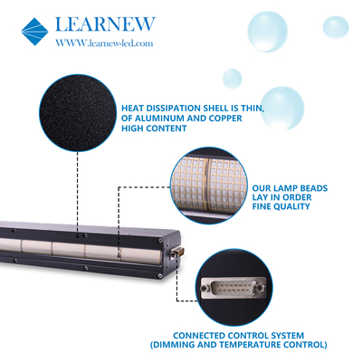 Sistema de cura por LED de alta intensidade comutação de sinal de escurecimento 0-2500 W