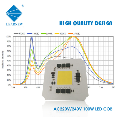 Chips de LED CA personalizados COB 120V-277V 7070 100W 110-120lm/W COB LED para luz industrial LED