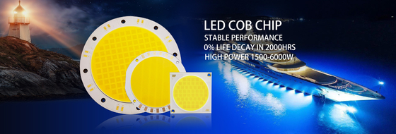 1500 2000W Flip LED Chips 2700K 6500K 35V 38V Para iluminação exterior