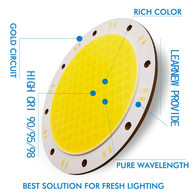 4000W 6000W Flip COB LED Chips 2700-6500K 45-50V Para iluminação exterior