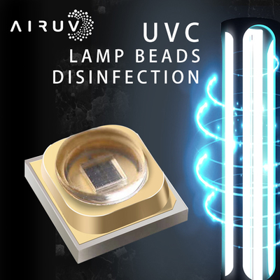 Microplaqueta ótica alta 254nm UVC 270nm conduzido uv 280nm 1W roxo 3W do diodo emissor de luz do poder UVA UVB