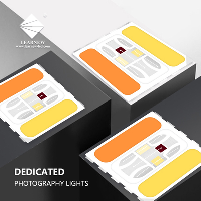 5454 5054 6064 SMD LED Chip 0,5w 1,5w 2,5w Espectro completo Rgbww Para fotografia Luz / Iluminação de paisagem