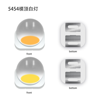 5454 5054 6064 SMD LED Chip 0,5w 1,5w 2,5w Espectro completo Rgbww Para fotografia Luz / Iluminação de paisagem