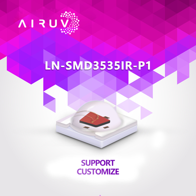 SMD 3535 Ir Led Chip 2w 1.7v 1.5v 1.3v 730nm-950nm Para Impressão 3D de Realidade Virtual