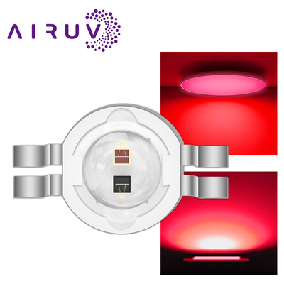 Emitente LED infravermelho 2w*2 Chip Ir Led 650-660nm Alta Potência R8.0mm Diodo LED infravermelho