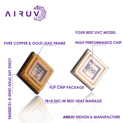 4046 3535 3838 UV LED Chips 20w 50w 100w LED de alta densidade e intensidade COB