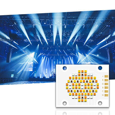 180W CRI 95 COB RGBCW 24V-26V Chip LED 5 cores para luz de palco LED Par
