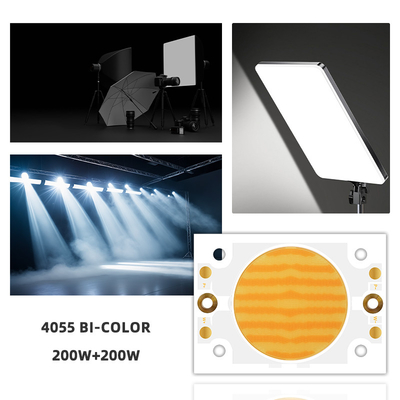 200w 200w Dual Color Cob Led Chip 4055 para Dimmable High Power Photography Light