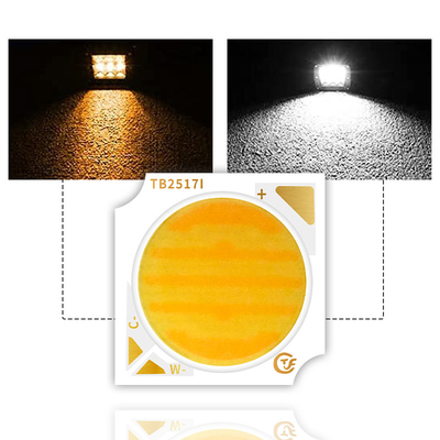 18W 25W Dual color COB LED Chip 2800k 6500k 1919 LED COB lâmpada de fotografia ajustável