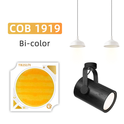 18W 25W Dual color COB LED Chip 2800k 6500k 1919 LED COB lâmpada de fotografia ajustável
