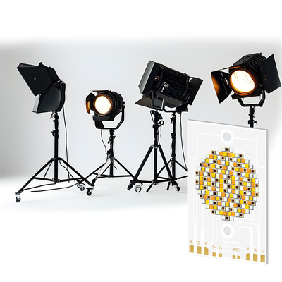 3856 SIZE Iluminação de cinema Iluminação de palco 300W COB Chip CRI95 500W 2700K 6500K RGBCW RGBWW Dimmable CCT COB LED Fábrica OEM ODM
