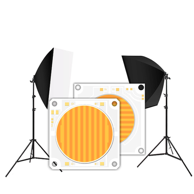 5454 Cob Chip Dual Temperatura de cor Dimmable para fotografia luzes e luzes de palco