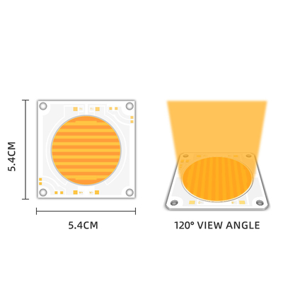5454 Dimmable 200w 150w Cob Led Chip Dual Color Temperatura 2700k 6500k 51-53v 57-60v