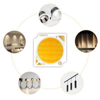 Chips LED Bi-Colour Branco + Quente Branco Com PCB Radiadores de Alumínio High Power Chip Beads 18w 24w 25w 30w