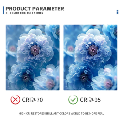 3838 SÉRIES Bi-Colour LED Chips 50W+50W 200W+200W High Power Chip 2700K 6500K Para luz fotográfica