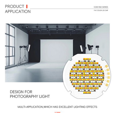 Chip R50 de LED SMD em cerâmica personalizado 2700K 6500K 300W-70W Ângulo especial 30 60 90 120 graus IF 1-4A VF 42-46V