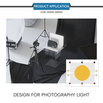 1200W Dual Color High Power LED COB CCT Quente Branco 2700K Branco 6500K Fotografia Luz LED Chip