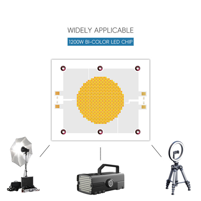2700K 6500K Dual Color High Power LED COB 1200W COB LED Luz fotográfica