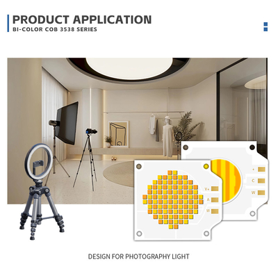 350w 200+200w Luz fotográfica LED Chip, CRI96 COB LED CHIP 2700-6500K 4000K para luzes de palco