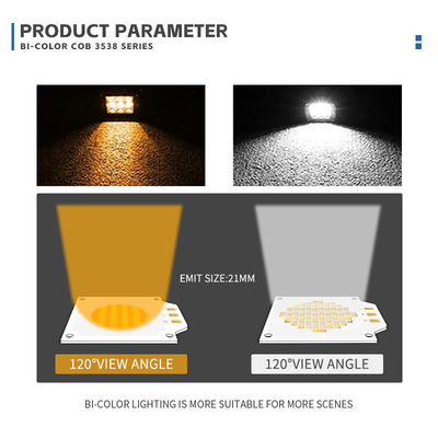 350w 200+200w Luz fotográfica LED Chip, CRI96 COB LED CHIP 2700-6500K 4000K para luzes de palco