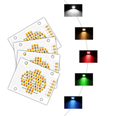 RGBWC Five Color 180W High CRI 95 LED COB Chip 40X50MM LED Chip para luzes de palco / flash / luzes fotográficas