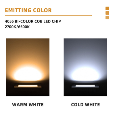 2700k 6500k Eficiência em altura 200w 4055 Chip LED SMD branco Quente emissão branca alta luminosidade