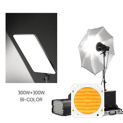 60*60 195-205V 300W 300W Dual CCT LED COB 200W 200W Bi Color COB LED Chip com 90LM/W e CCT 620nm/460nm/520nm/2700K/6500K