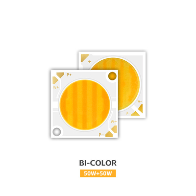 Chip LED COB 2800k / 6500k CCT High CRI RA95 Chips LED COB R21mm 40W+40W 100-110lm/w 1.1A 36-38V para luzes de palco