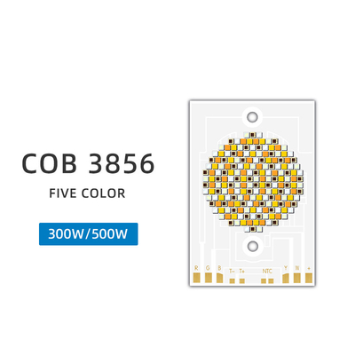 3856 SIZE Iluminação de cinema Iluminação de palco 300W COB Chip CRI95 500W 2700K 6500K RGBCW RGBWW Dimmable CCT COB LED Fábrica OEM ODM