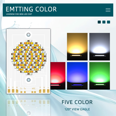 COB 3856 300w CCT 620nm/460nm/520nm/2700K /6500K Color COB LED Chip Lamp Beads Diodos para lâmpada fotográfica