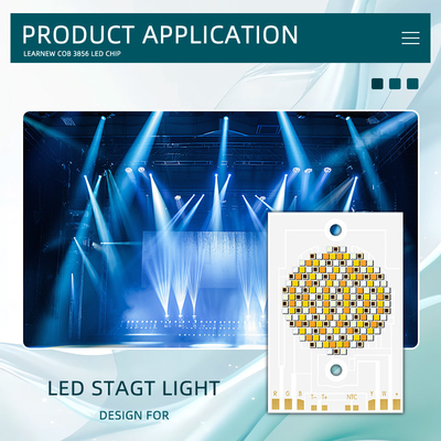 COB 3856 300w CCT 620nm/460nm/520nm/2700K /6500K Color COB LED Chip Lamp Beads Diodos para lâmpada fotográfica