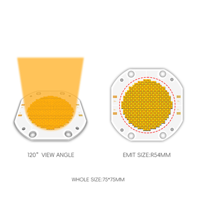 Bi Color 2700K 6500K CRI de alta potência 95 600W COB LED Chip Module PCB Board para LED Video Fill Photography Light