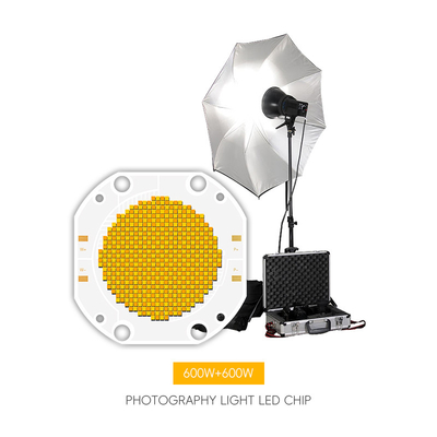 Preço de Fábrica 75*75 60V 600W+600W COB LED CCT Duplo Bi Color COB LED Chip LED COB de Alta Potência