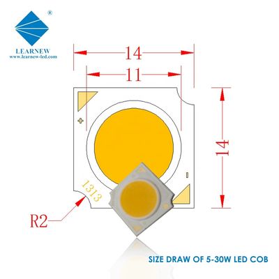 Chip LED COB da série 1414 1919 3W-30W Alto IRC 80-98 para Iluminação Comercial