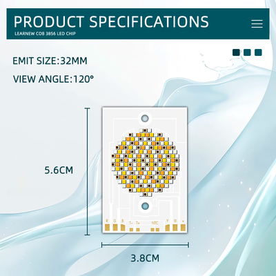 300W 500W COB LED Chip 110LM/W RGBCW para luzes fotográficas