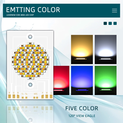300W 500W COB LED Chip 110LM/W RGBCW para luzes fotográficas
