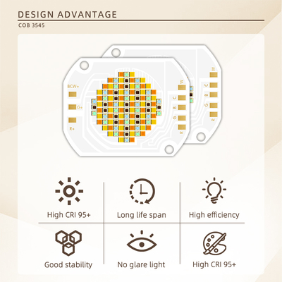3545 LED Chip 350W RGBCW 45-48V Alto brilho COB
