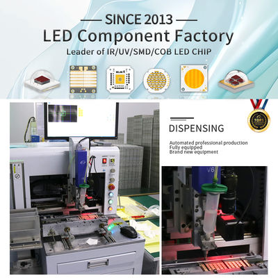 Chip LED COB RGBWW 5 em 1 300W 500W 460/520/620NM para Iluminação de Palco e Projetos DIY