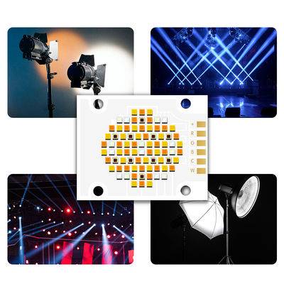 Chip LED COB de alta potência com cinco cores RGBWC 180W 300W DC 21v-48v para luz de palco e fotografia