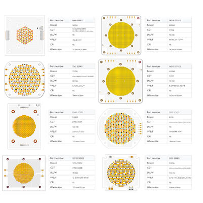 2100W 80-86V High Power COB LED Chip com 3 anos de garantia para iluminação de estúdio de palco