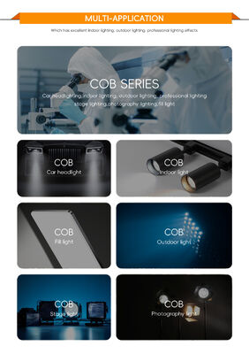 Chip LED COB de alta potência de 2100W com tensão de entrada de 80-86V e ângulo de visão de 120° para fotografia e iluminação de palco