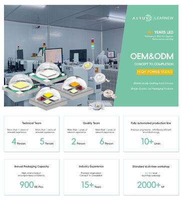 Diodo LED SMD5050 de Alta Potência 10W-18W DC6V/12V 2000LM 5,0*5,0mm 120 Graus Chips de Lâmpada LED 2700k 3000k 4000k 5000k 6000k 6500k