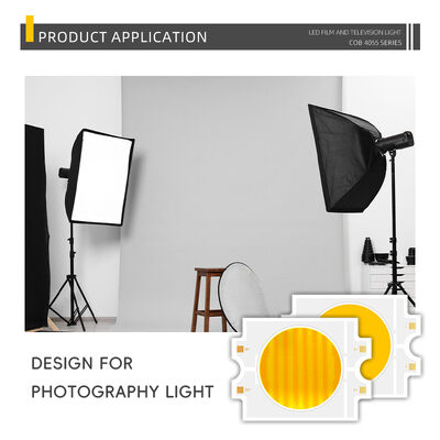 DIMMABLE 4055 COB LED CHIP BICOLOR DOIS COLORES CCT CRI95 600W 2700-6500K 40000LM DownLIGHTS LUCES FOTográficas COB CHIP